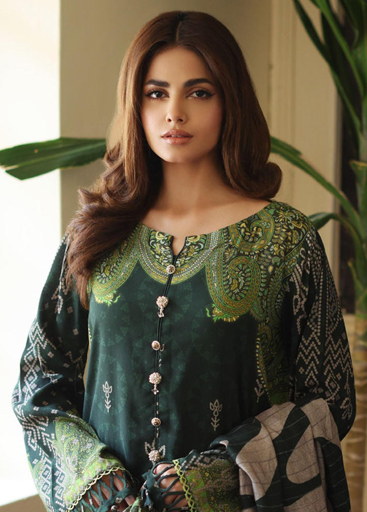 Virsa By Charizma Printed Khaddar Suits Unstitched 3 Piece CRZ23VK CVW3-01 - Winter Collection