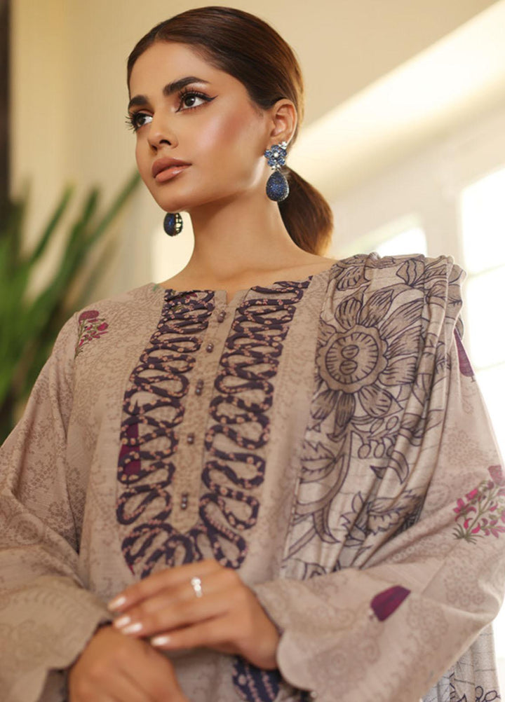 Virsa By Charizma Printed Khaddar Suits Unstitched 3 Piece CRZ23VK CVW3-02 - Winter Collection