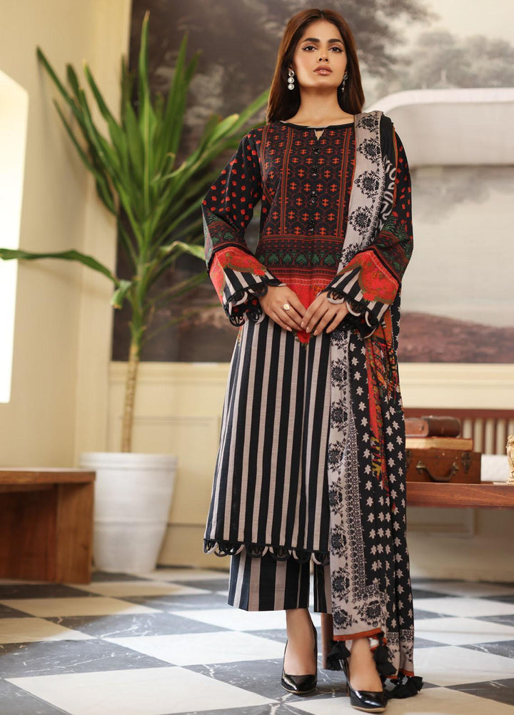 Virsa By Charizma Printed Khaddar Suits Unstitched 3 Piece CRZ23VK CVW3-03 - Winter Collection