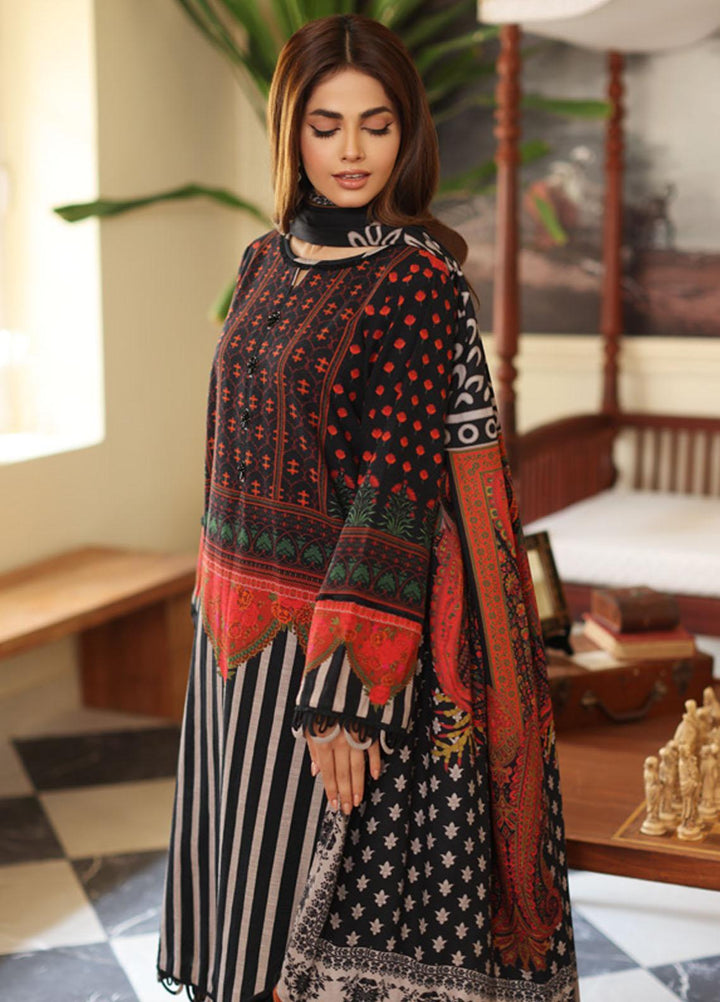 Virsa By Charizma Printed Khaddar Suits Unstitched 3 Piece CRZ23VK CVW3-03 - Winter Collection