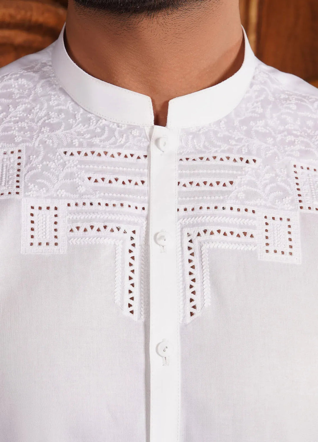 Virsa by Fabrich Embroidered Cotton Suits Unstitched 2 Piece GTS-VC-008 - Mens Collection