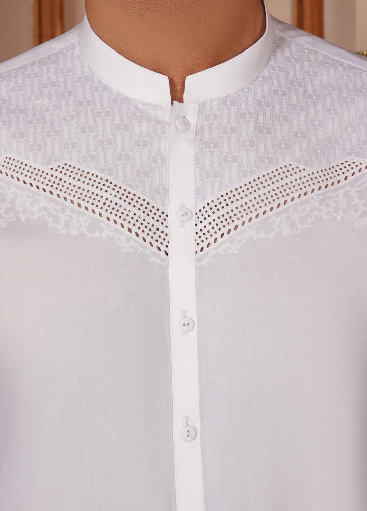 Virsa by Fabrich Embroidered Cotton Suits Unstitched 2 Piece GTS-VC-010 - Mens Collection