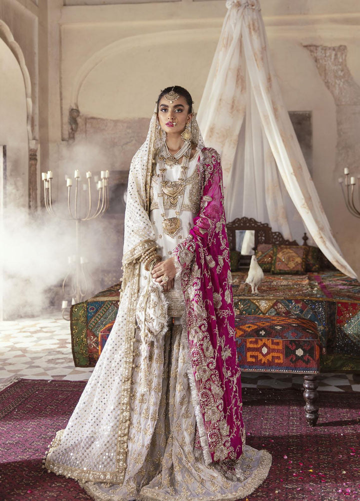 Maria Osama Khan Luxury Pret  Raw Silk 3 Piece MOK22VR Arya 003