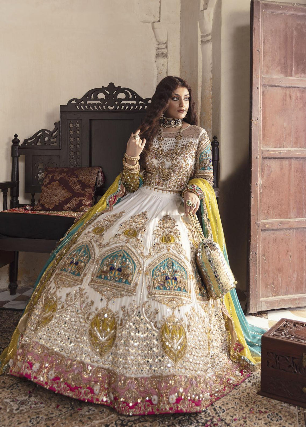 Maria Osama Khan Luxury Pret  Silk 2 Piece MOK22VR Jahan Ara 006