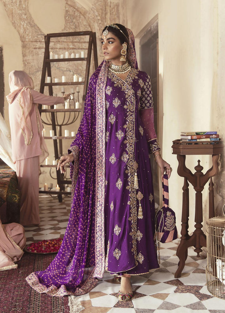 Maria Osama Khan Luxury Pret  Raw Silk 2 Piece MOK22VR Malka Sherzadeh 002