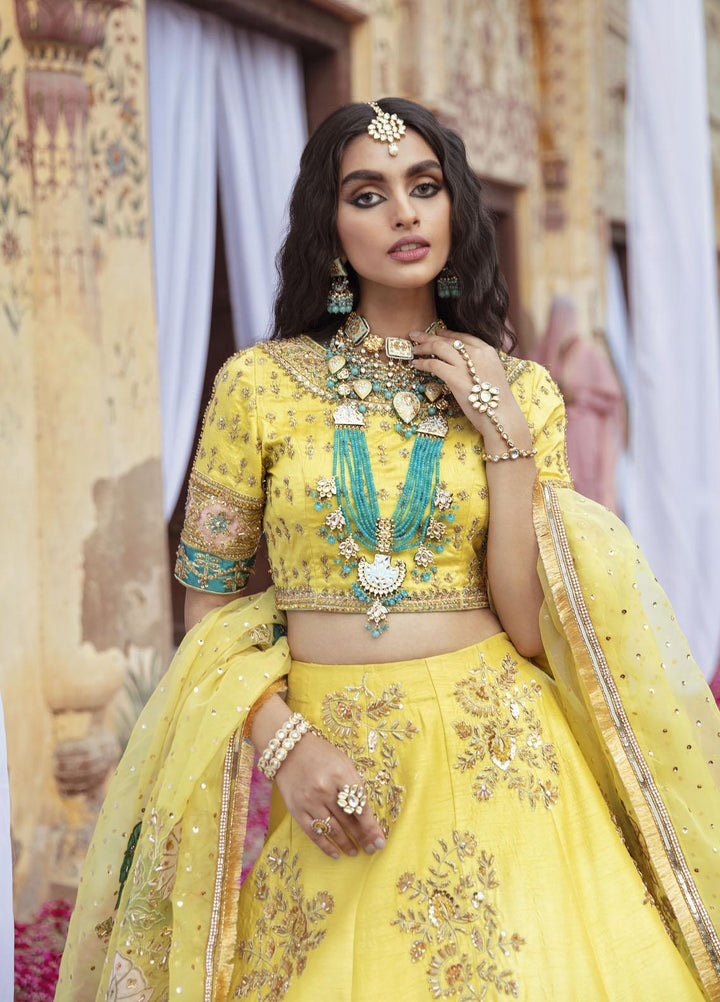 Maria Osama Khan Luxury Pret  Raw Silk 2 Piece MOK22VR Yasmin 005