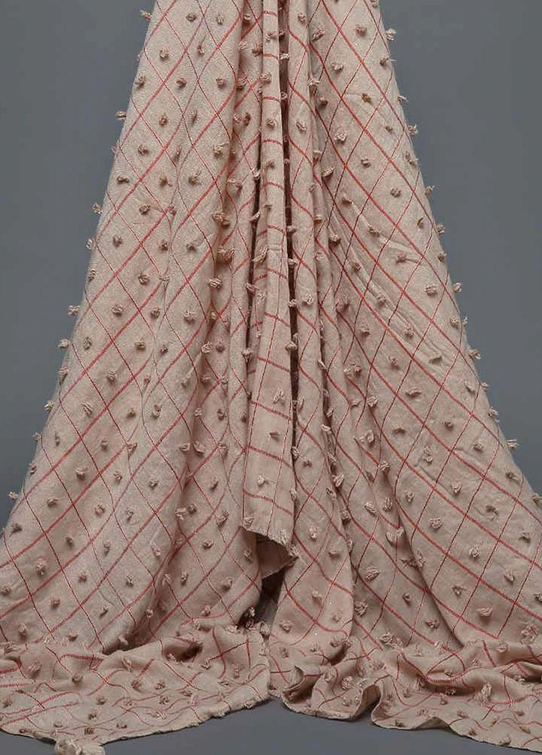 Abaya pk  Viscose  Hijab ABA22VH ALMOND BEIGE CHECK - Viscose Hijabs