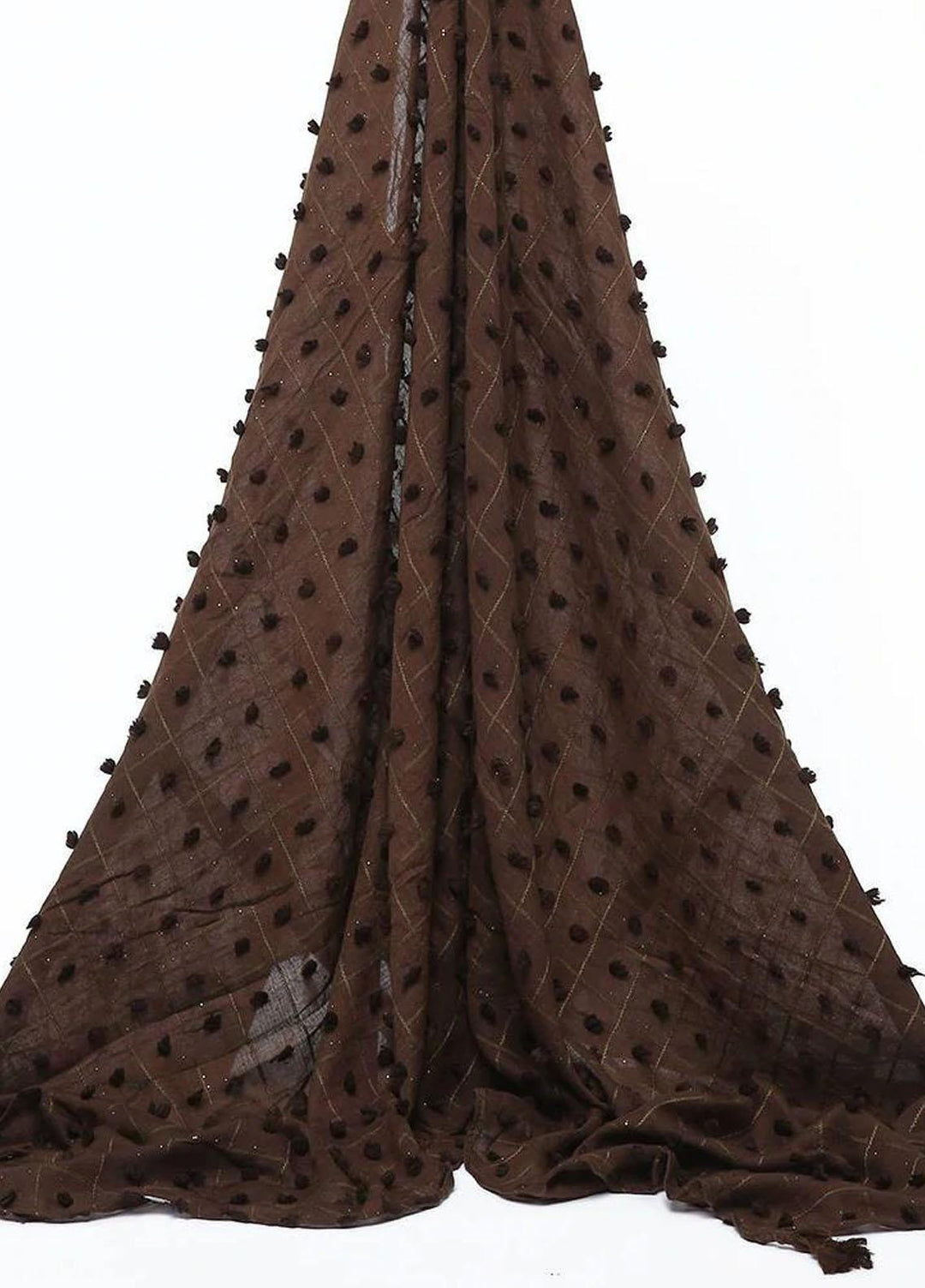 Abaya pk  Viscose  Hijab ABA22VH HENNA BROWN CHECK - Viscose Hijabs
