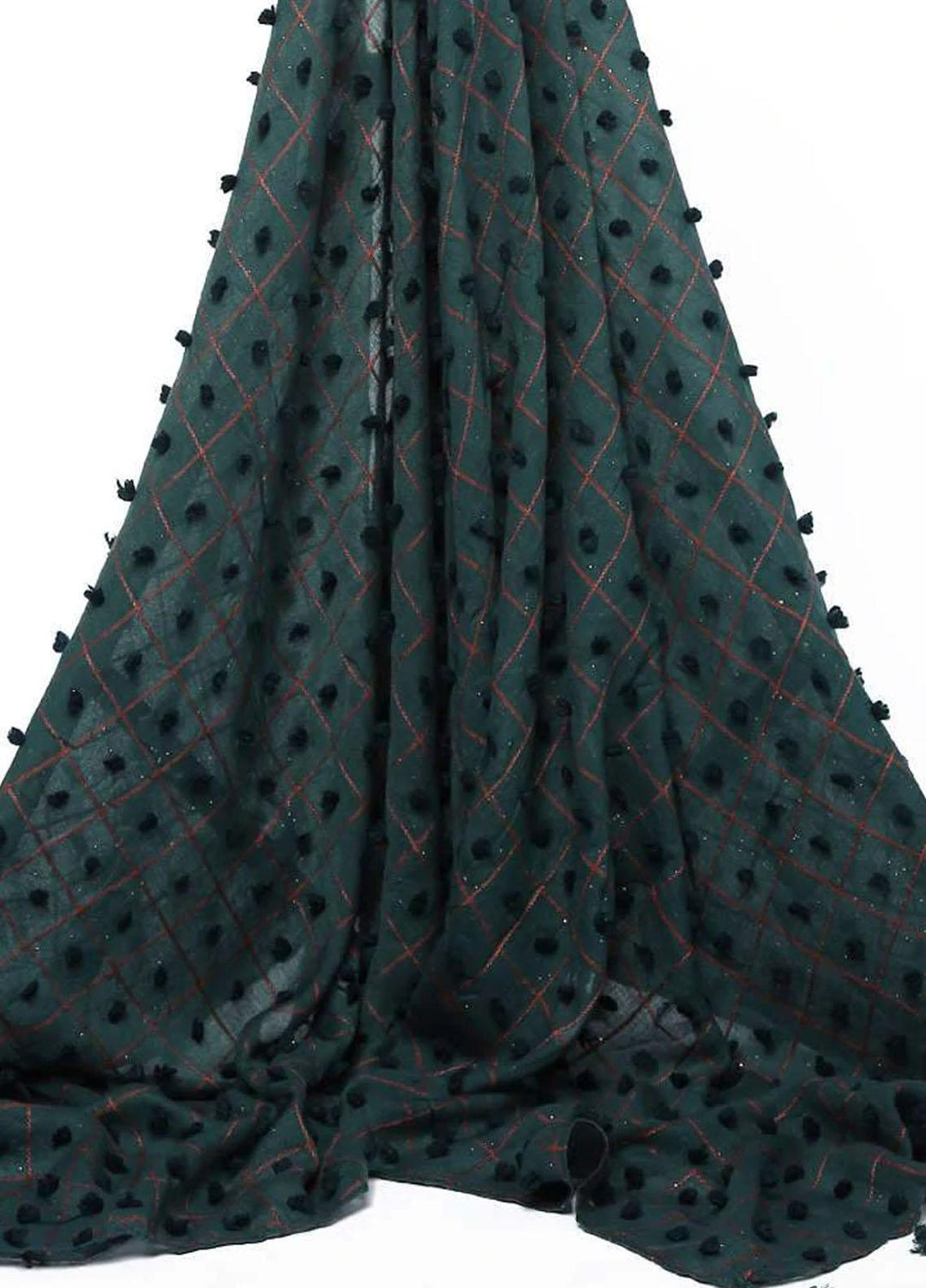 Abaya pk  Viscose  Hijab ABA22VH UNIFORM GREEN CHECK - Viscose Hijabs