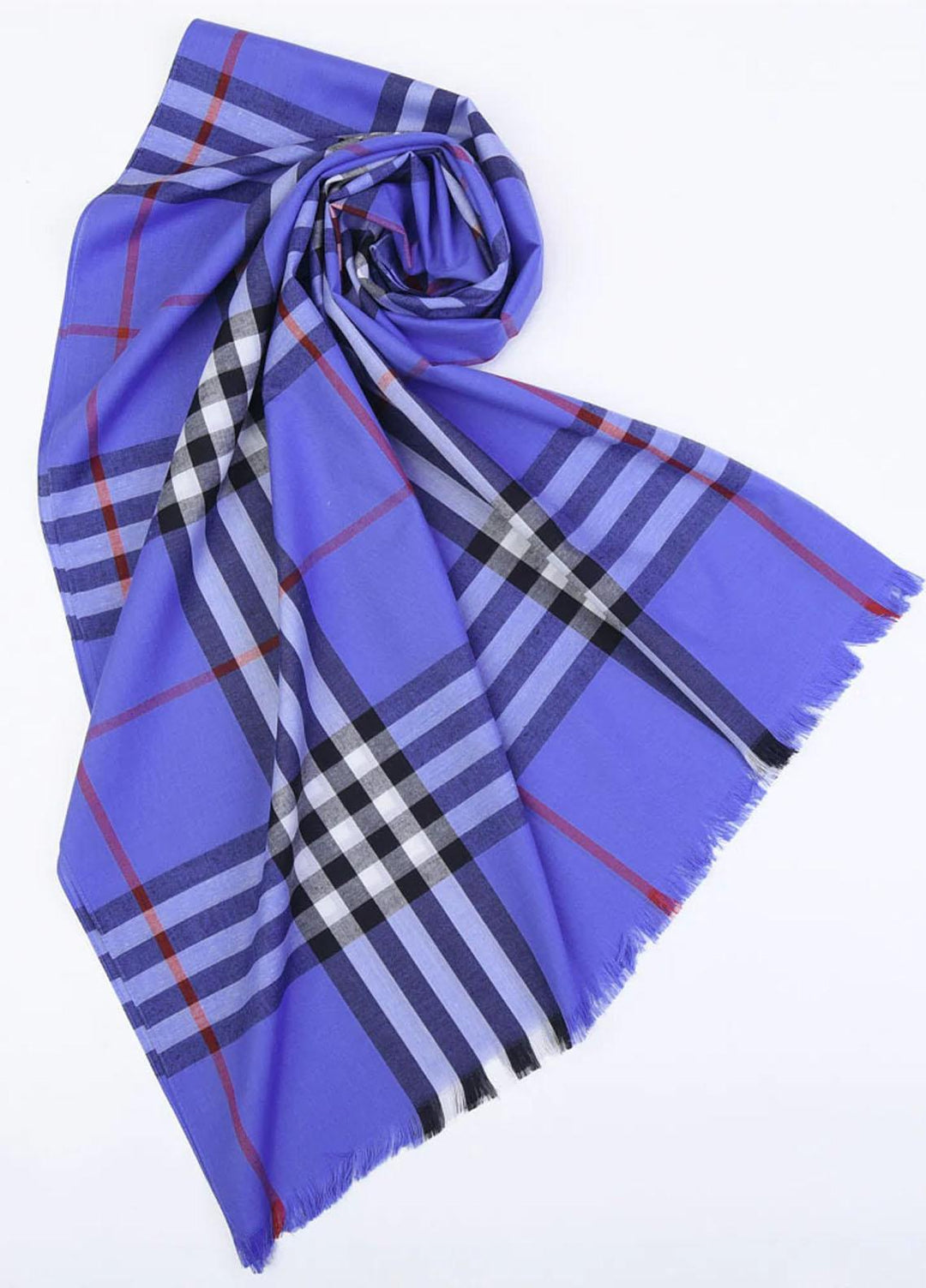 Abaya pk  Viscose  Hijab ABA22VH VIOLET CHECKERED-STRIPES - Viscose Hijabs