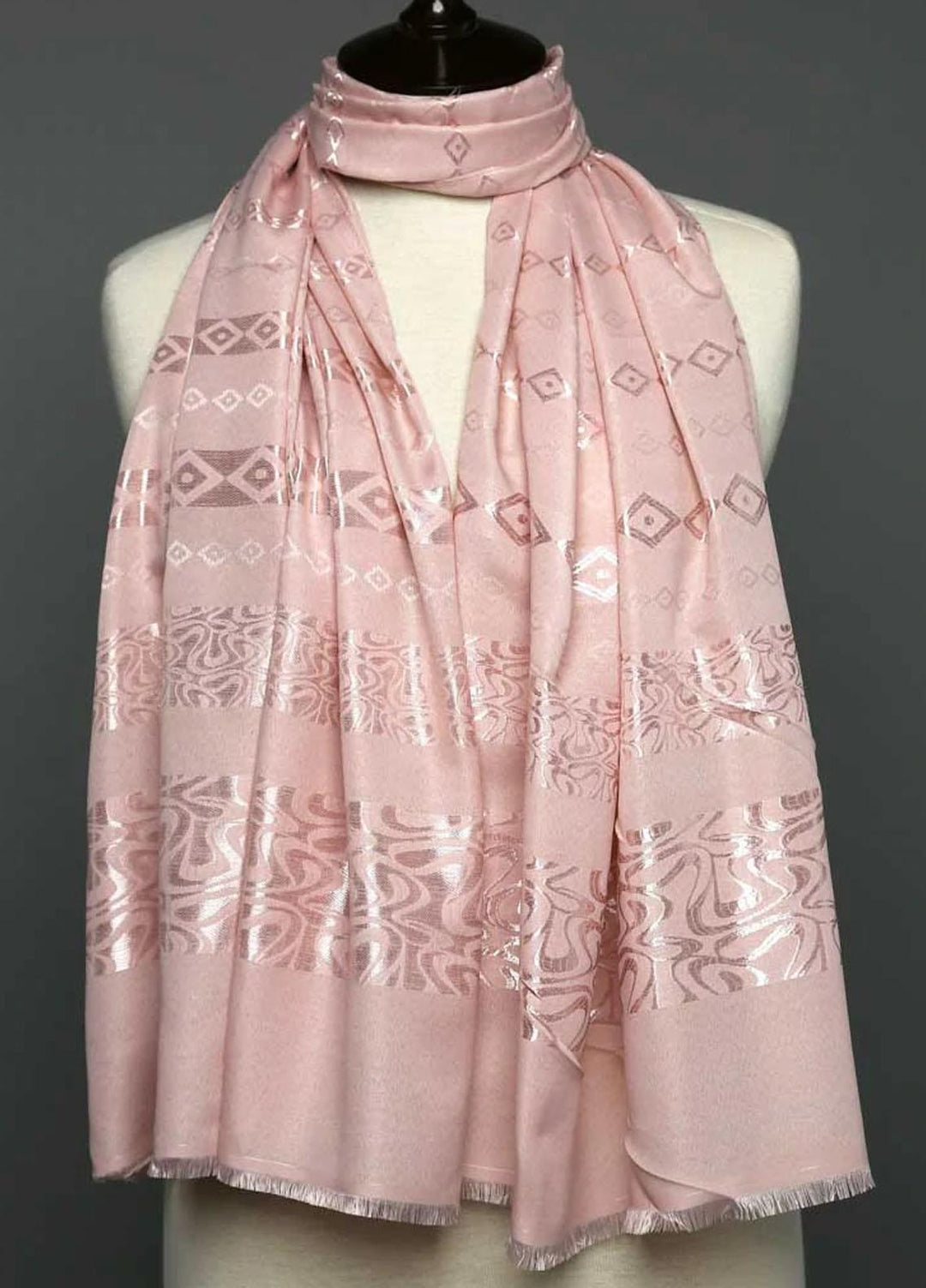 Abaya pk  Cotton  Hijab ABA22VH PINK SOLITAIRE - Viscose Hijabs