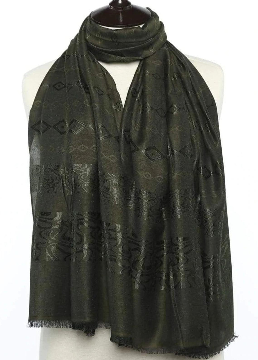 Abaya pk  Cotton  Hijab ABA22VH BOLD GREEN SOLITAIRE - Viscose Hijabs