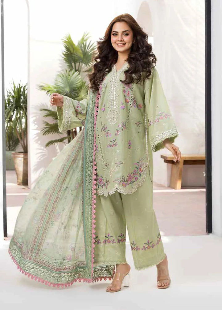 Vital by Sobia Nazir Embroidered Lawn Suit Unstitched 3 Piece SN25VL D-01 A - Summer Collection