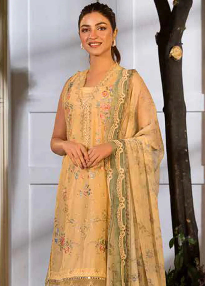Vital by Sobia Nazir Embroidered Lawn Suit Unstitched 3 Piece SN25VL D-01 B - Summer Collection