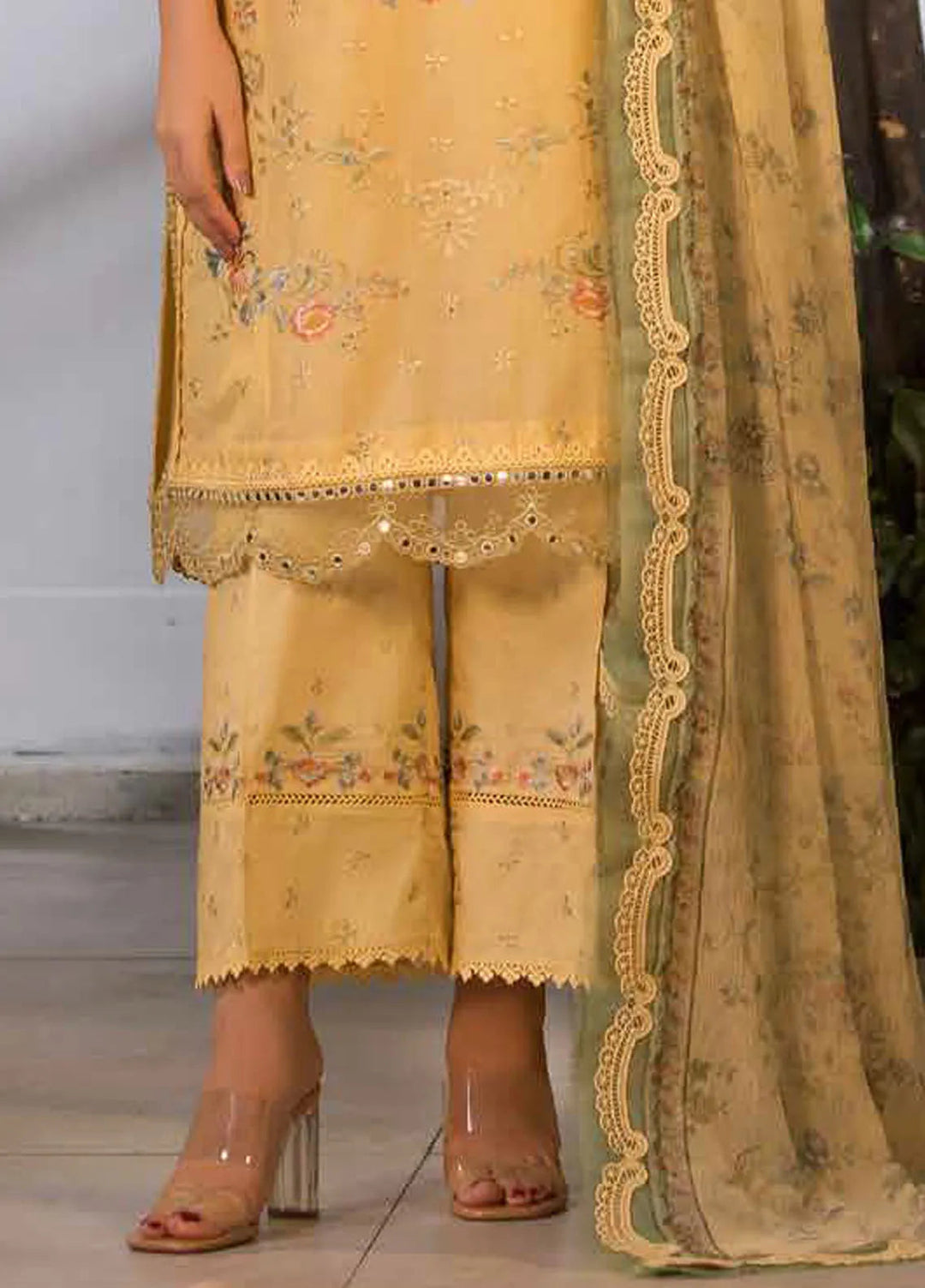 Vital by Sobia Nazir Embroidered Lawn Suit Unstitched 3 Piece SN25VL D-01 B - Summer Collection