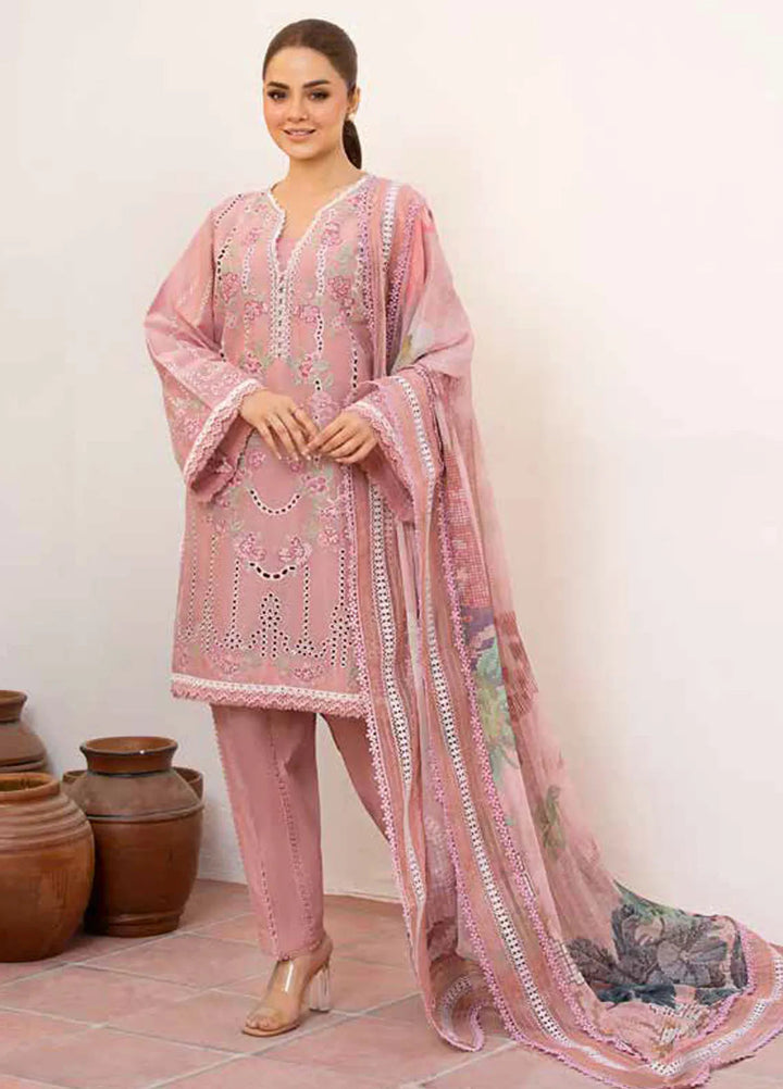 Vital by Sobia Nazir Embroidered Lawn Suit Unstitched 3 Piece SN25VL D-02 A - Summer Collection