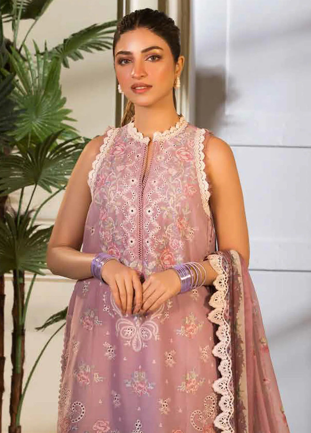 Vital by Sobia Nazir Embroidered Lawn Suit Unstitched 3 Piece SN25VL D-03 B - Summer Collection