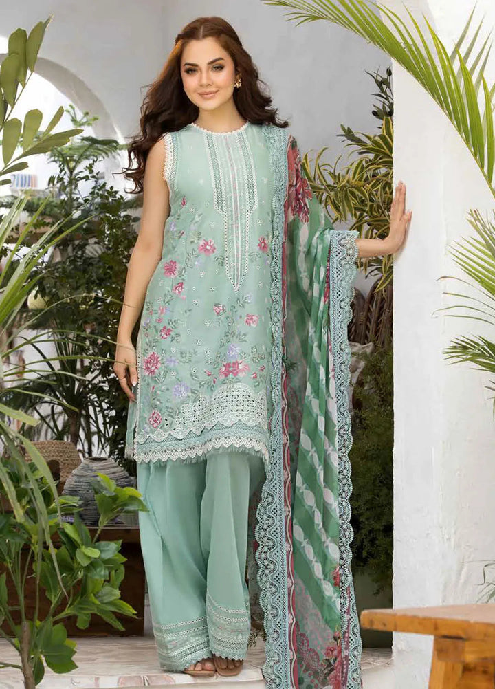 Vital by Sobia Nazir Embroidered Lawn Suit Unstitched 3 Piece SN25VL D-04 B - Summer Collection