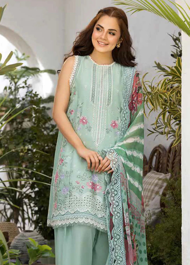 Vital by Sobia Nazir Embroidered Lawn Suit Unstitched 3 Piece SN25VL D-04 B - Summer Collection