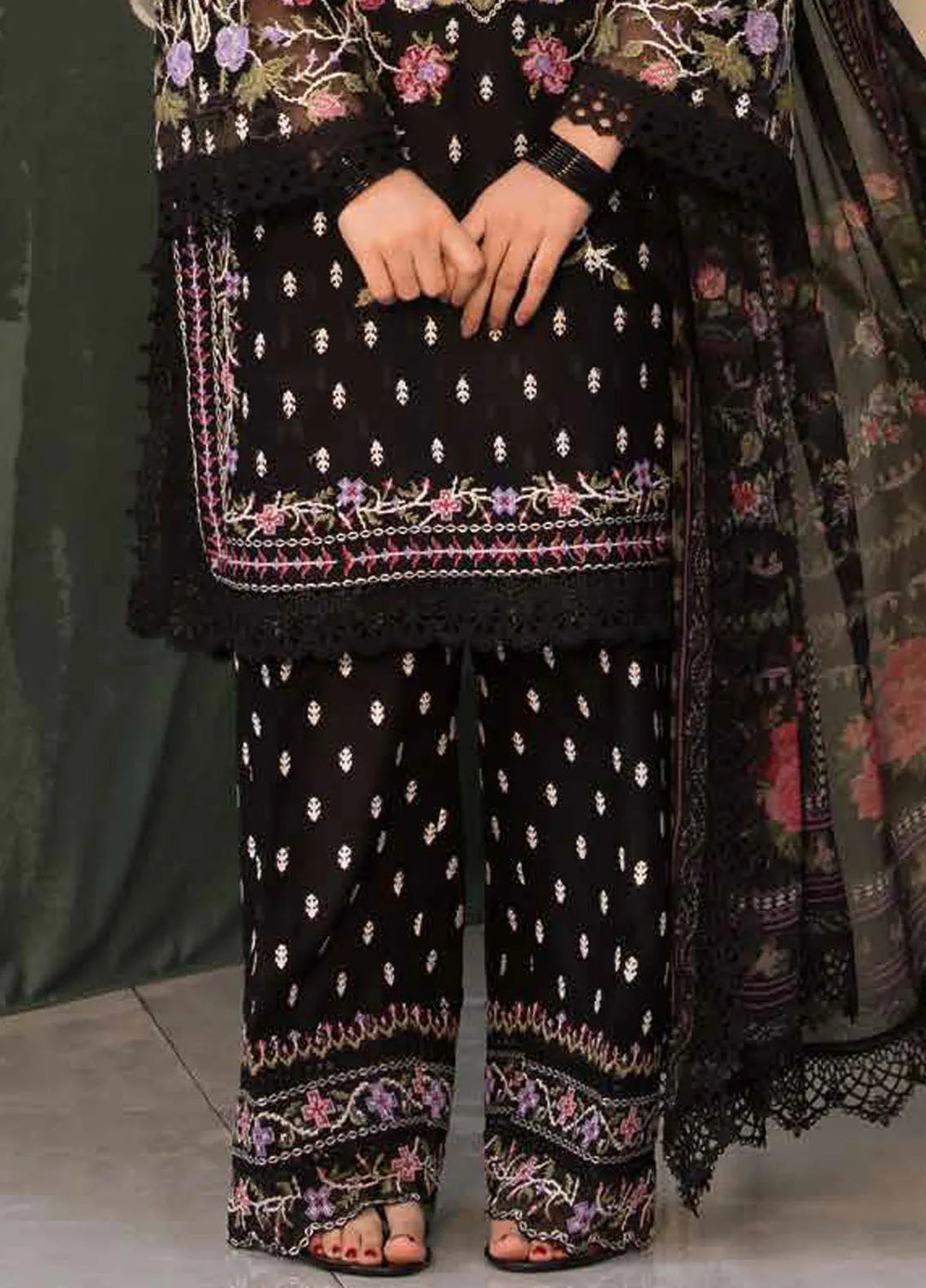 Vital by Sobia Nazir Embroidered Lawn Suit Unstitched 3 Piece SN25VL D-05 A - Summer Collection