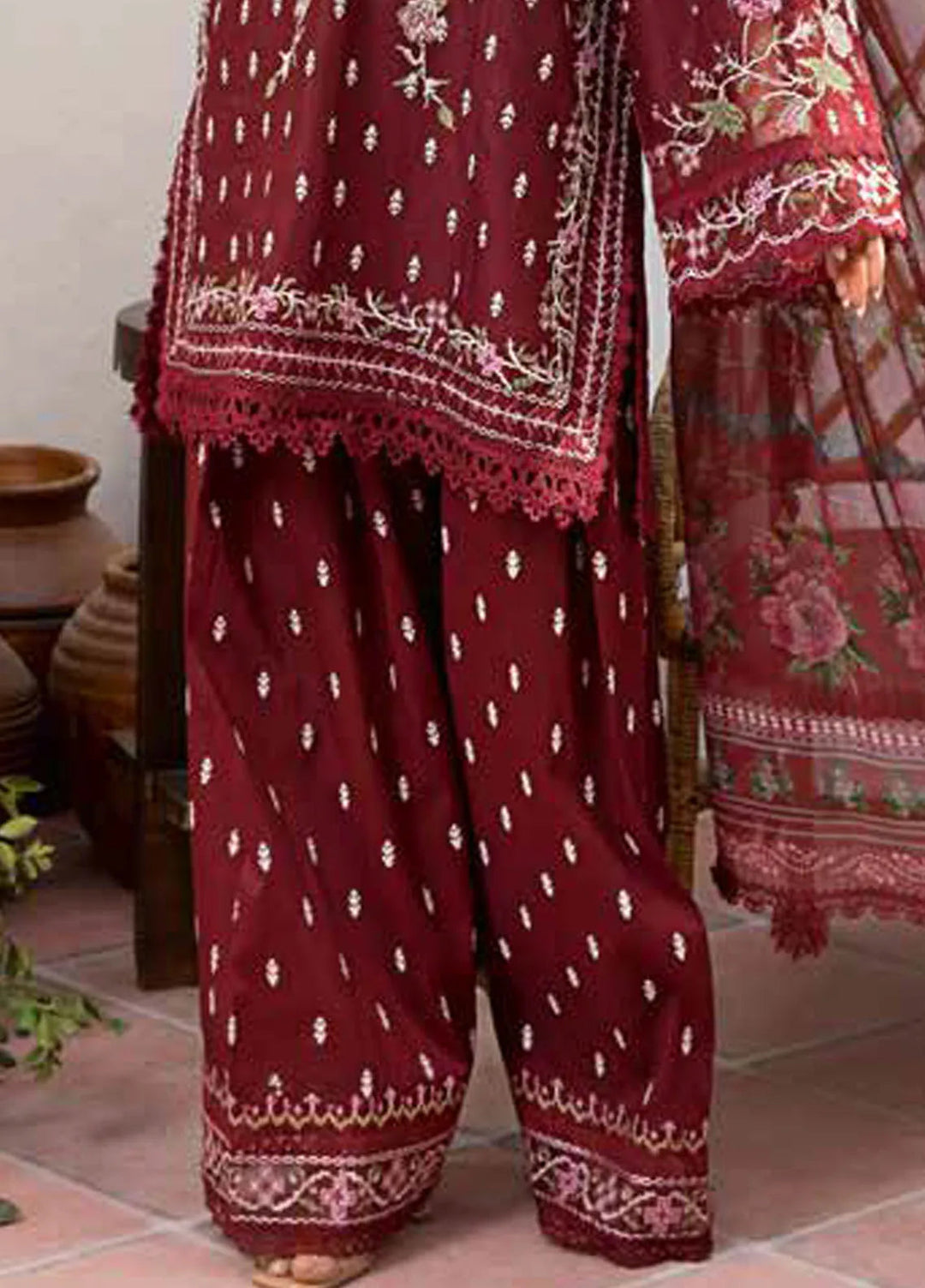 Vital by Sobia Nazir Embroidered Lawn Suit Unstitched 3 Piece SN25VL D-05 B - Summer Collection