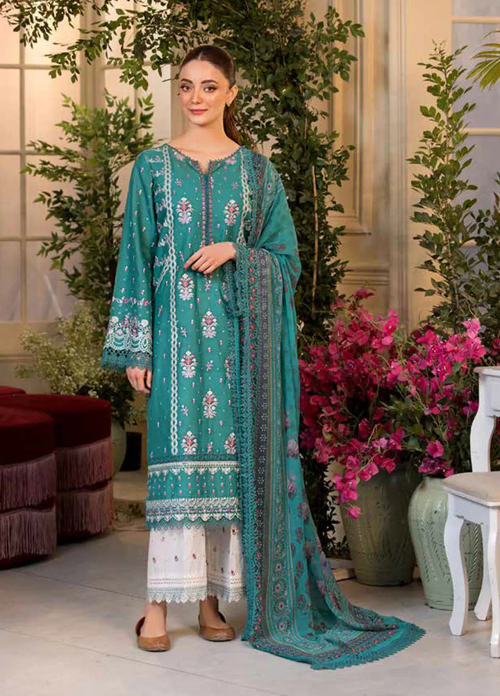 Vital by Sobia Nazir Embroidered Lawn Suit Unstitched 3 Piece SN25VL D-06 A - Summer Collection