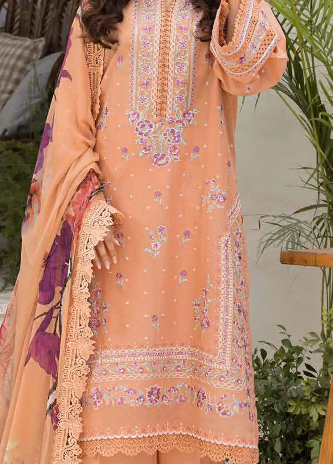 Vital by Sobia Nazir Embroidered Lawn Suit Unstitched 3 Piece SN25VL D-07 A - Summer Collection