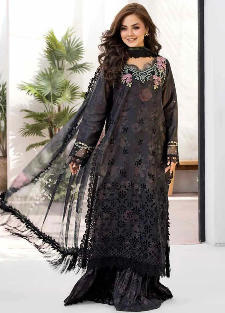 Vital by Sobia Nazir Embroidered Lawn Suit Unstitched 3 Piece SN25VL D-08 A - Summer Collection