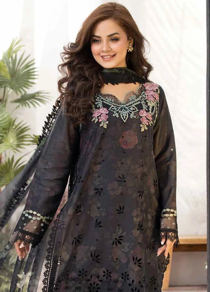 Vital by Sobia Nazir Embroidered Lawn Suit Unstitched 3 Piece SN25VL D-08 A - Summer Collection