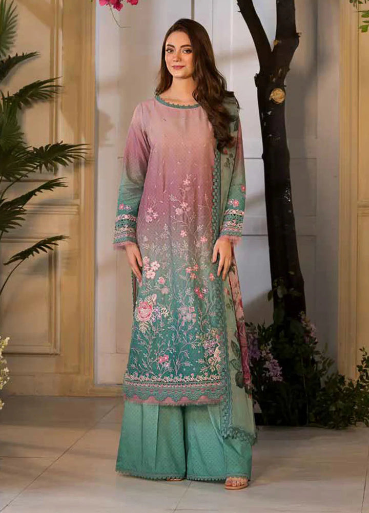 Vital by Sobia Nazir Embroidered Lawn Suit Unstitched 3 Piece SN25VL D-11 A - Summer Collection