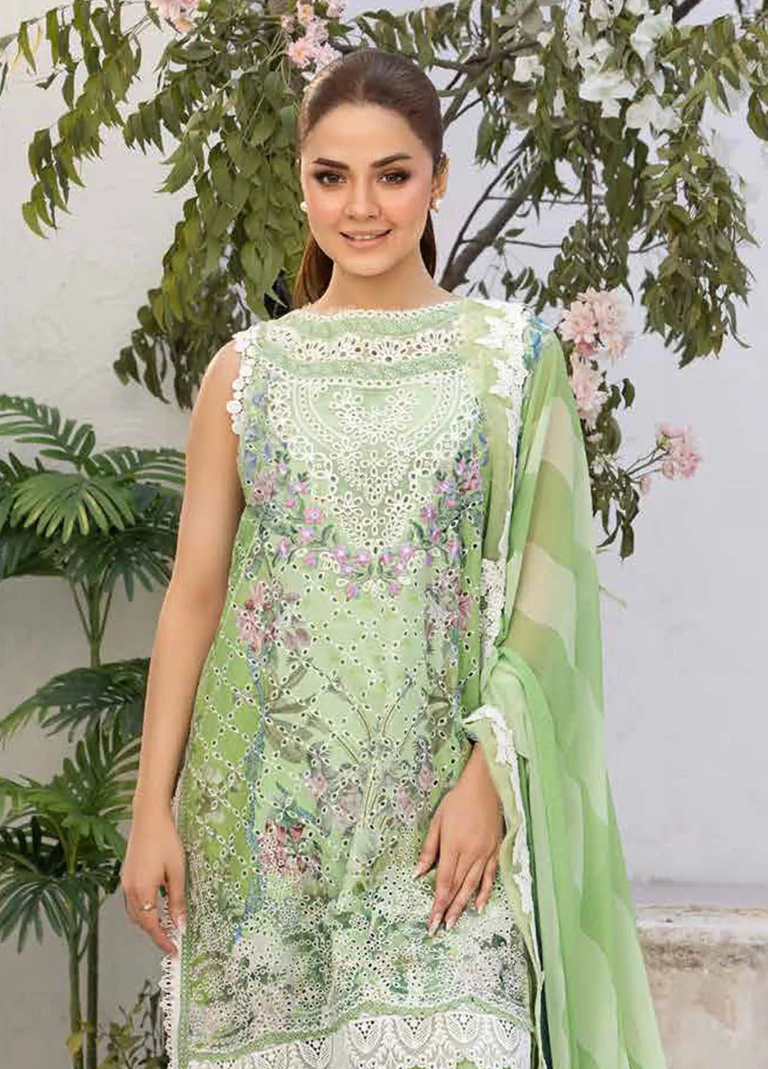 Vital by Sobia Nazir Embroidered Lawn Suit Unstitched 3 Piece SN25VL D-12 A - Summer Collection