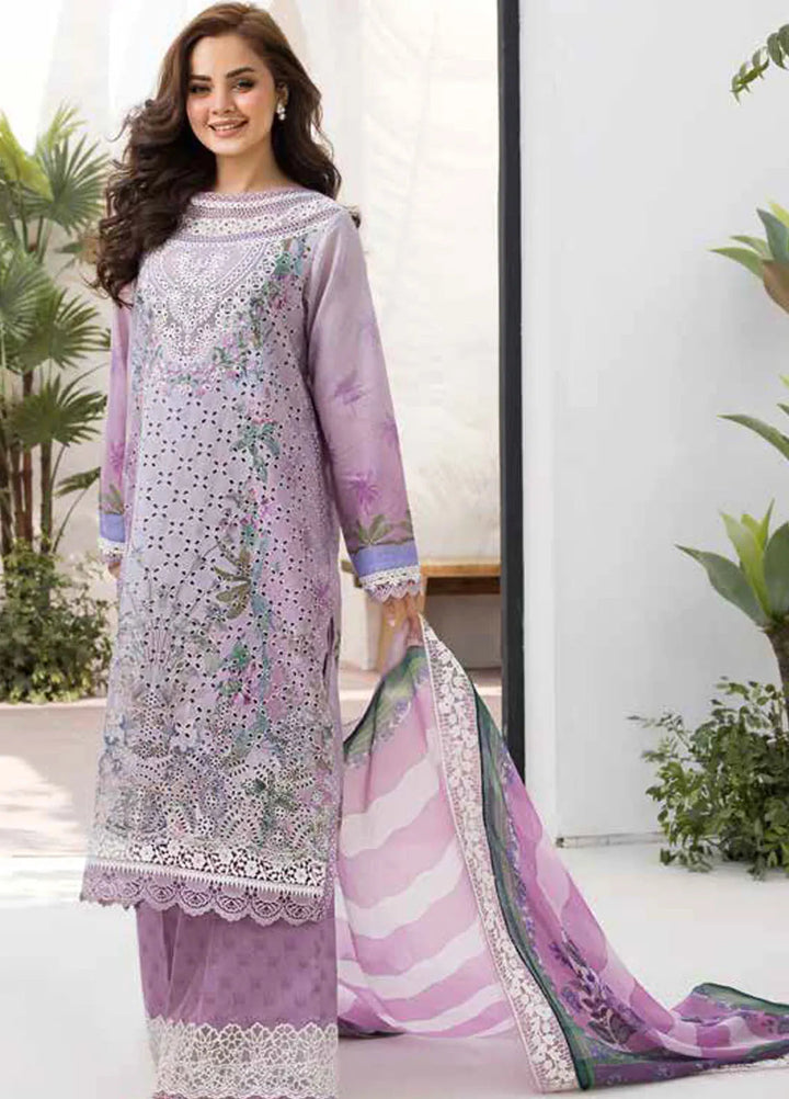 Vital by Sobia Nazir Embroidered Lawn Suit Unstitched 3 Piece SN25VL D-12 B - Summer Collection