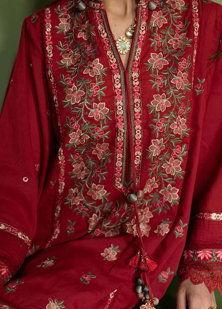 Vital By Sobia Nazir Embroidered Lawn Suits Unstitched 3 Piece SN24V SV24-10B - Summer Collection