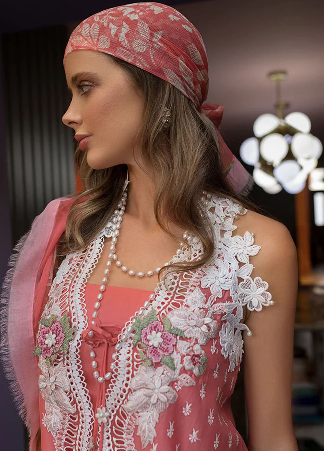 Vital By Sobia Nazir Embroidered Lawn Suits Unstitched 3 Piece SN24V SV24-11B - Summer Collection