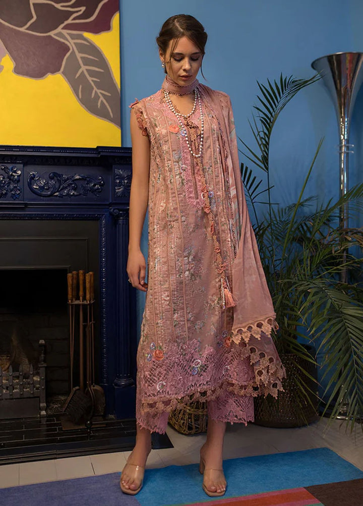 Vital By Sobia Nazir Embroidered Lawn Suits Unstitched 3 Piece SN24V SV24-4A - Summer Collection