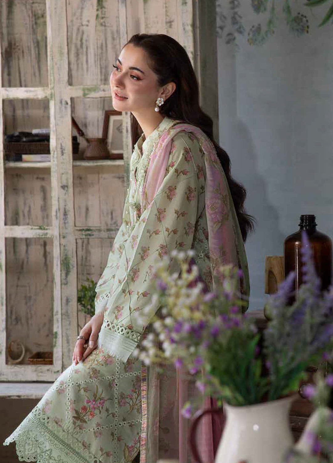 Vital by Sobia Nazir Embroidered Lawn Suits Unstitched 3 Piece SN25VL2 D-01 B - Summer Collection