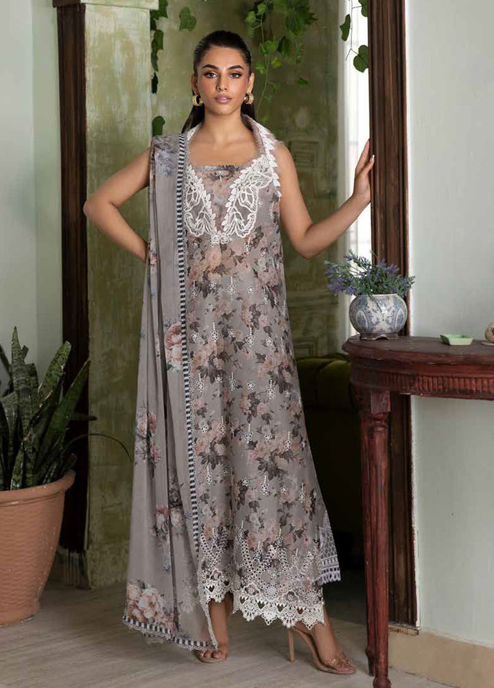 Vital by Sobia Nazir Embroidered Lawn Suits Unstitched 3 Piece SN25VL2 D-02 B - Summer Collection