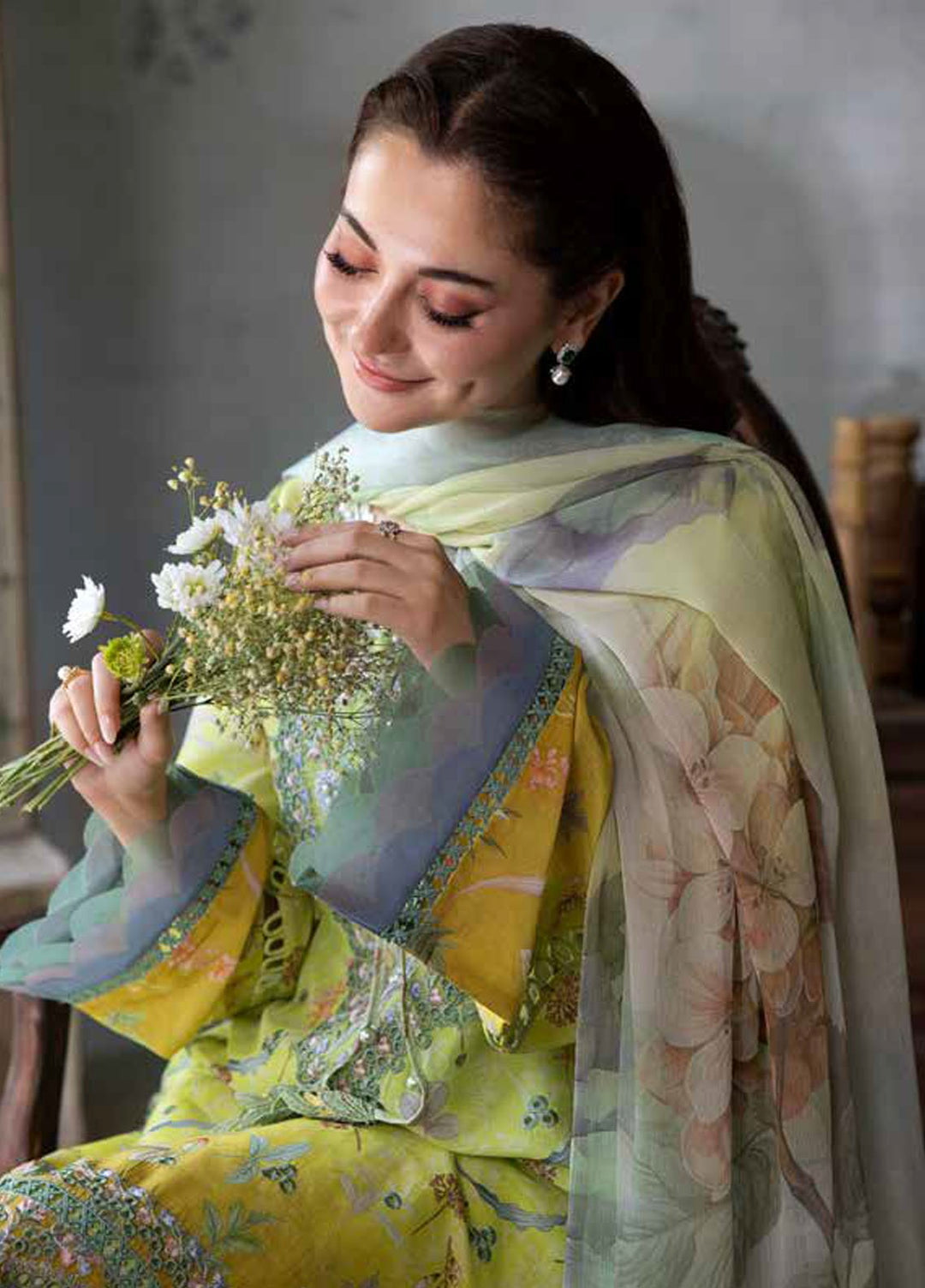 Vital by Sobia Nazir Embroidered Lawn Suits Unstitched 3 Piece SN25VL2 D-06 A - Summer Collection