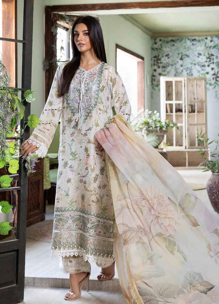 Vital by Sobia Nazir Embroidered Lawn Suits Unstitched 3 Piece SN25VL2 D-06 B - Summer Collection