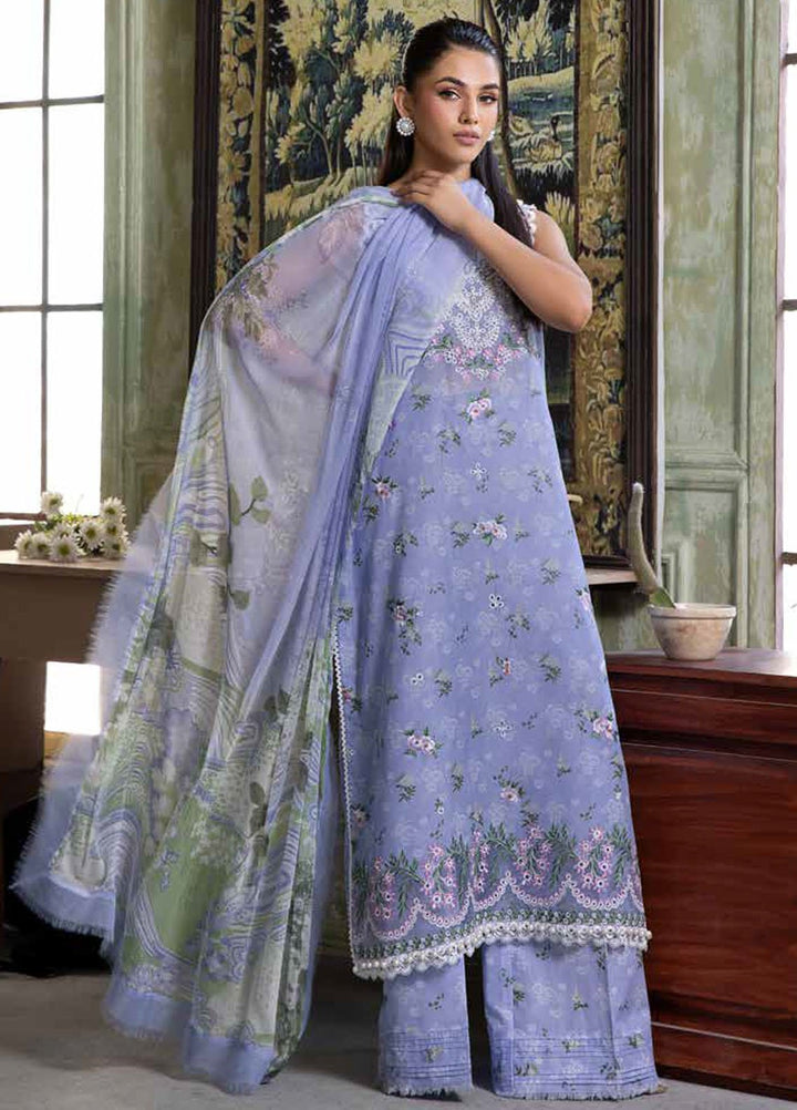 Vital by Sobia Nazir Embroidered Lawn Suits Unstitched 3 Piece SN25VL2 D-07 A - Summer Collection