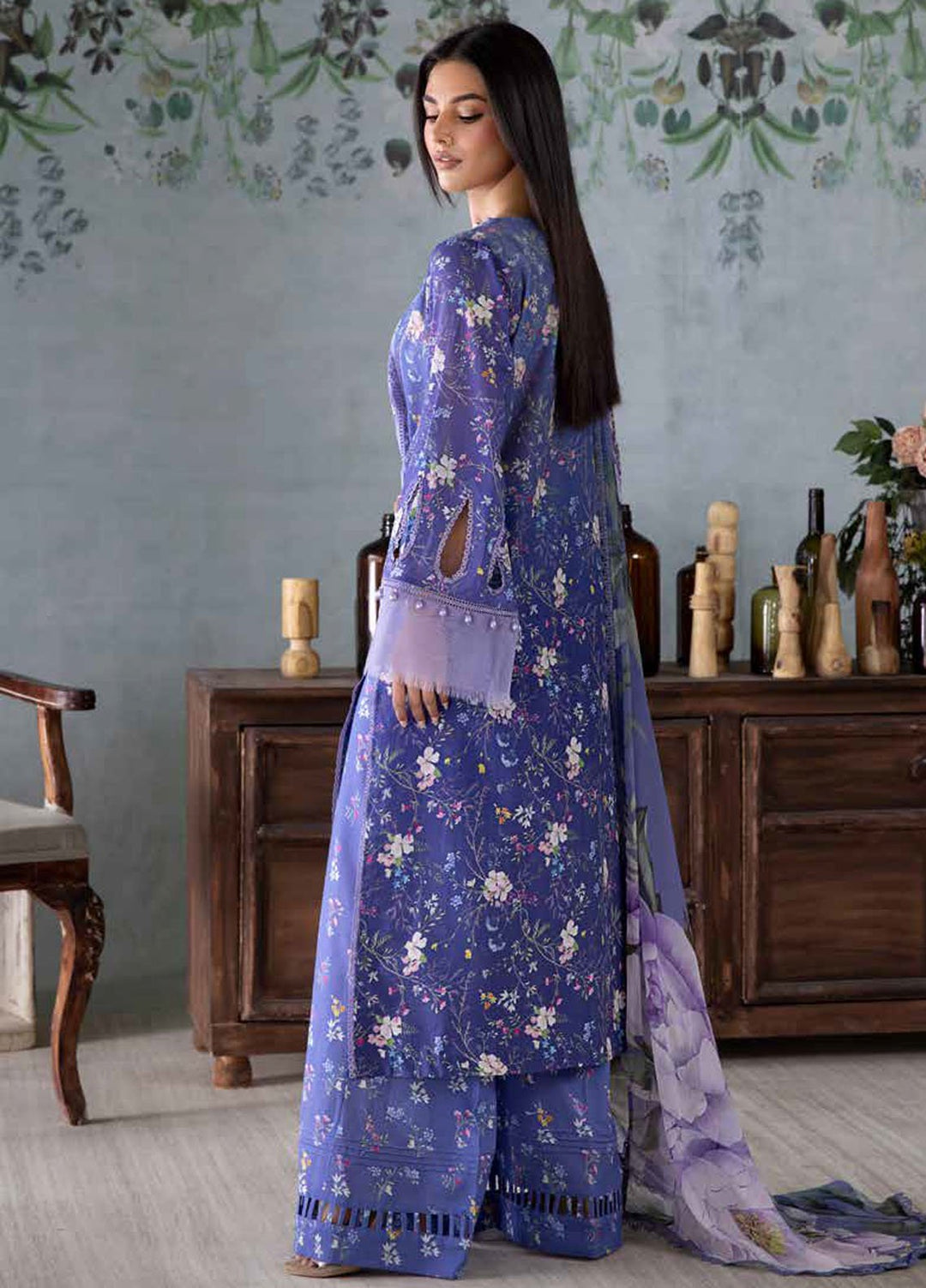 Vital by Sobia Nazir Embroidered Lawn Suits Unstitched 3 Piece SN25VL2 D-08 A - Summer Collection