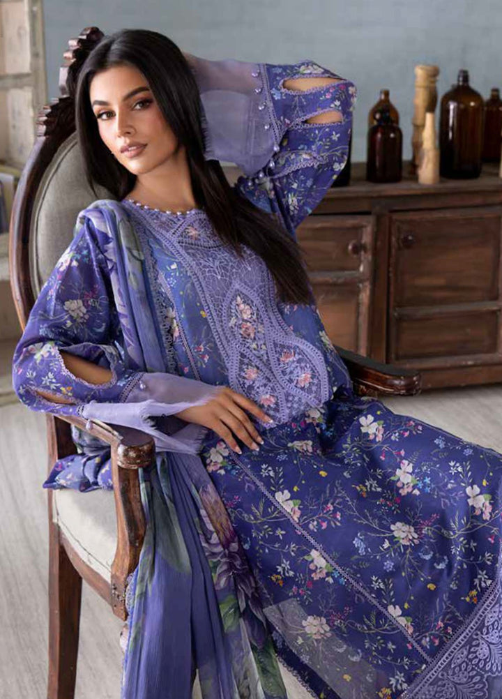 Vital by Sobia Nazir Embroidered Lawn Suits Unstitched 3 Piece SN25VL2 D-08 A - Summer Collection