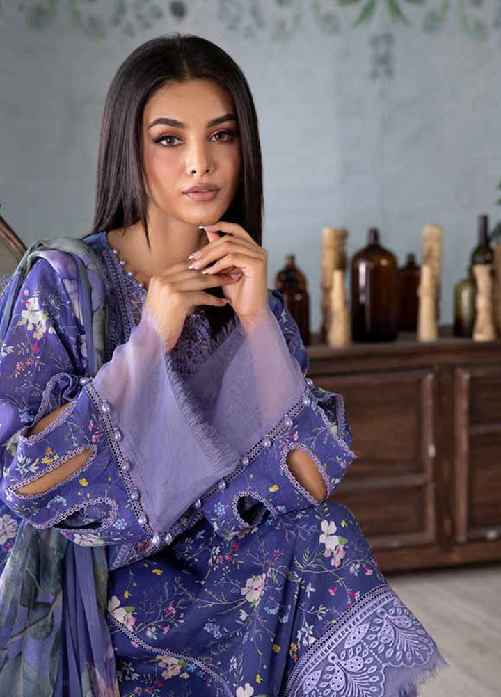 Vital by Sobia Nazir Embroidered Lawn Suits Unstitched 3 Piece SN25VL2 D-08 A - Summer Collection