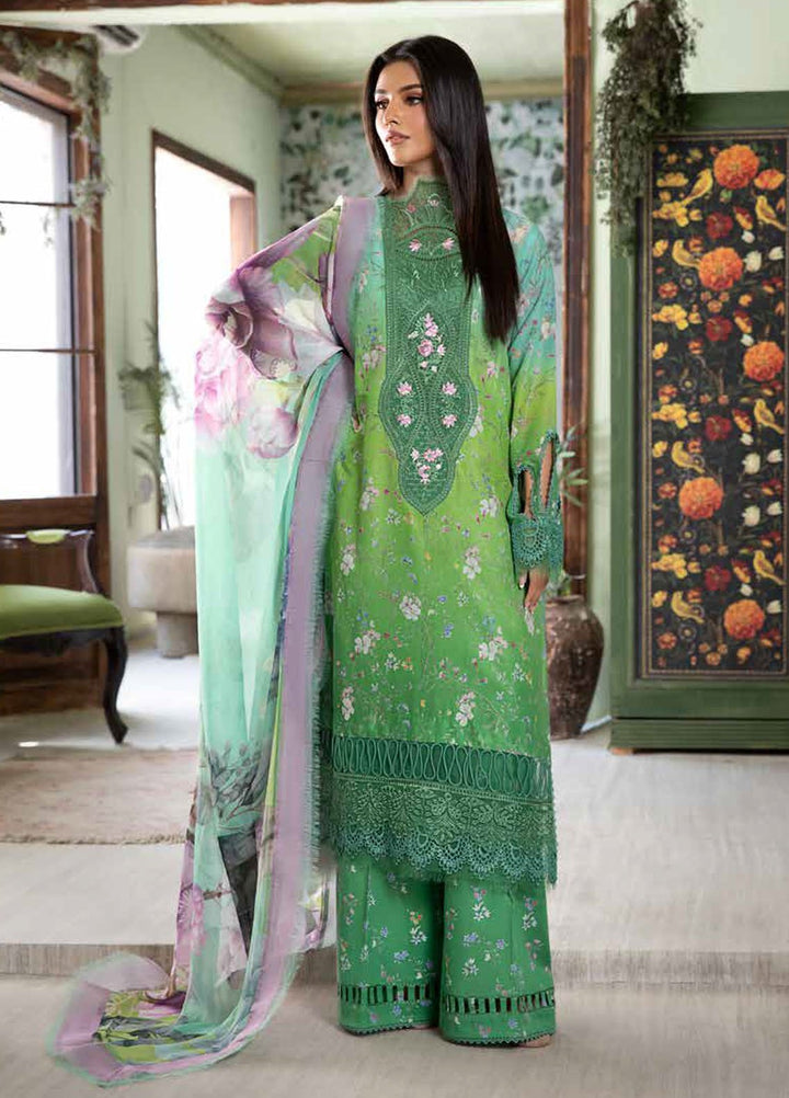 Vital by Sobia Nazir Embroidered Lawn Suits Unstitched 3 Piece SN25VL2 D-08 B - Summer Collection