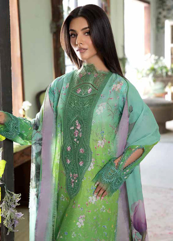 Vital by Sobia Nazir Embroidered Lawn Suits Unstitched 3 Piece SN25VL2 D-08 B - Summer Collection