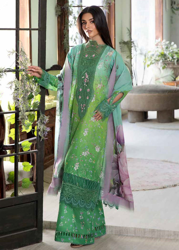 Vital by Sobia Nazir Embroidered Lawn Suits Unstitched 3 Piece SN25VL2 D-08 B - Summer Collection