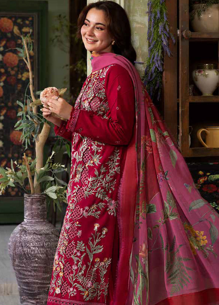 Vital by Sobia Nazir Embroidered Lawn Suits Unstitched 3 Piece SN25VL2 D-09 B - Summer Collection