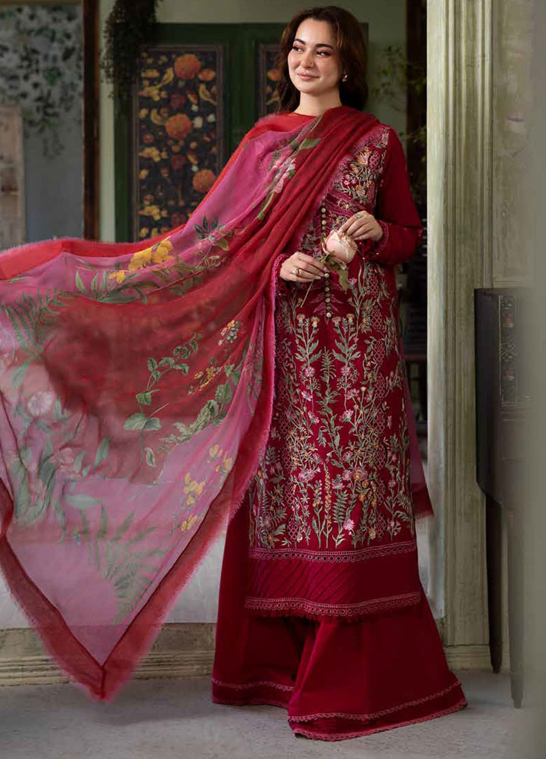 Vital by Sobia Nazir Embroidered Lawn Suits Unstitched 3 Piece SN25VL2 D-09 B - Summer Collection