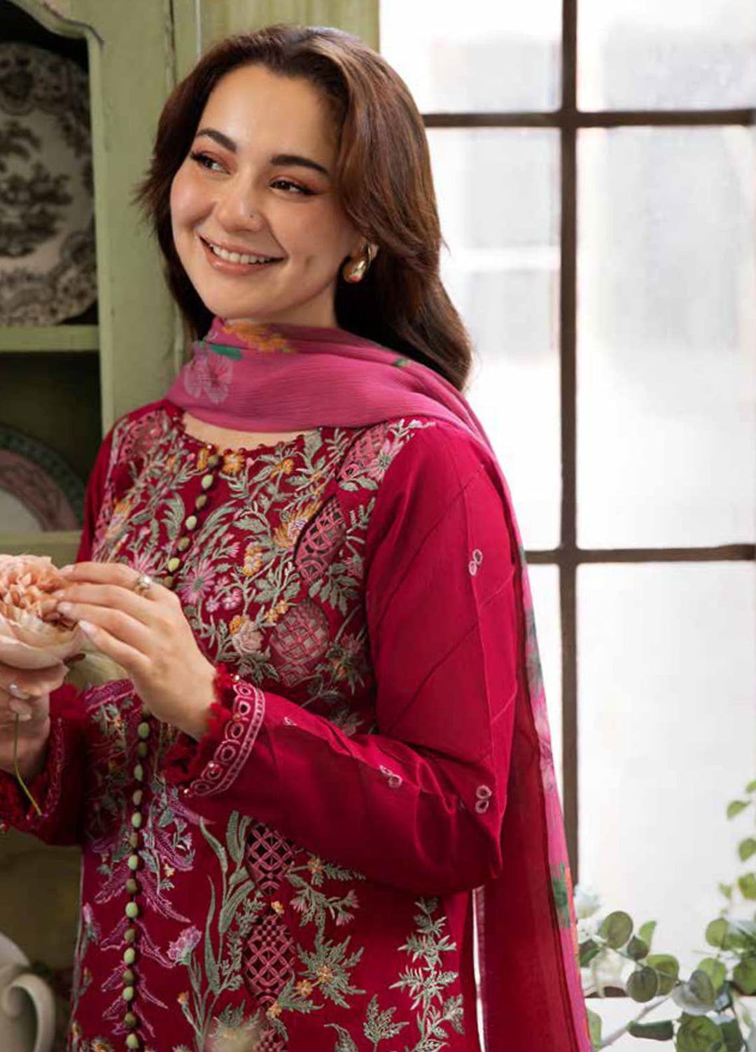 Vital by Sobia Nazir Embroidered Lawn Suits Unstitched 3 Piece SN25VL2 D-09 B - Summer Collection