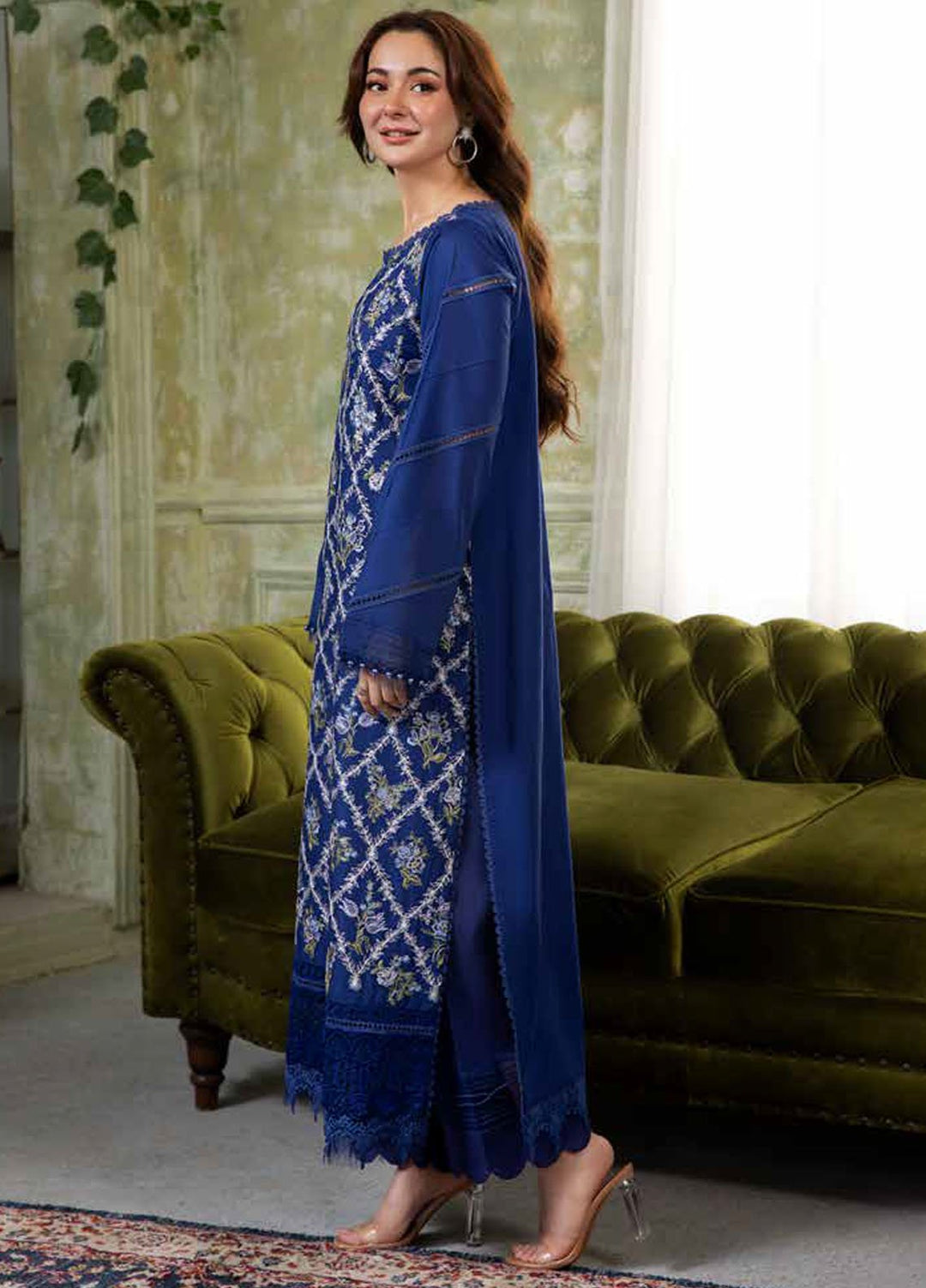 Vital by Sobia Nazir Embroidered Lawn Suits Unstitched 3 Piece SN25VL2 D-10 B - Summer Collection
